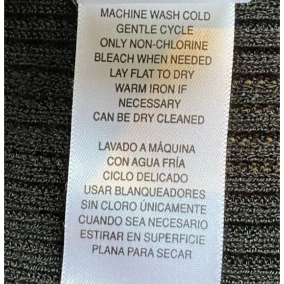 Jones New York Womens Size S/M Cardigan Knit Open-Front Sweater Waterfall Draped - Picture 9 of 9